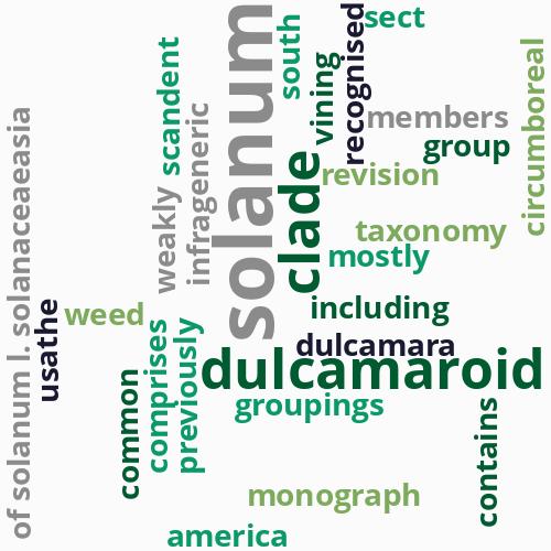 A revision of the Dulcamaroid Clade of Solanum L. (Solanaceae)